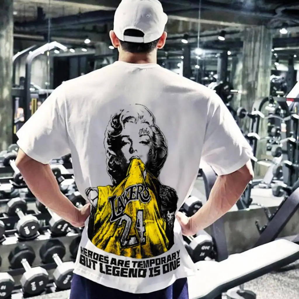 

Мужская футболка с коротким рукавом, свободного кроя