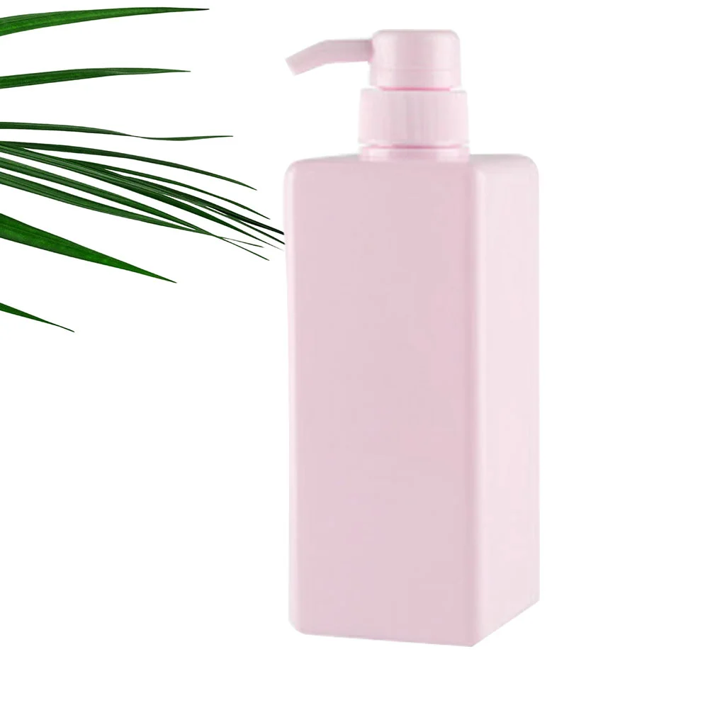 

Bottle Pump Dispenser Shampoo Lotion Soap Container Hand Liquid Bottles Square Empty Toiletries Refillable Bathroom Washbody
