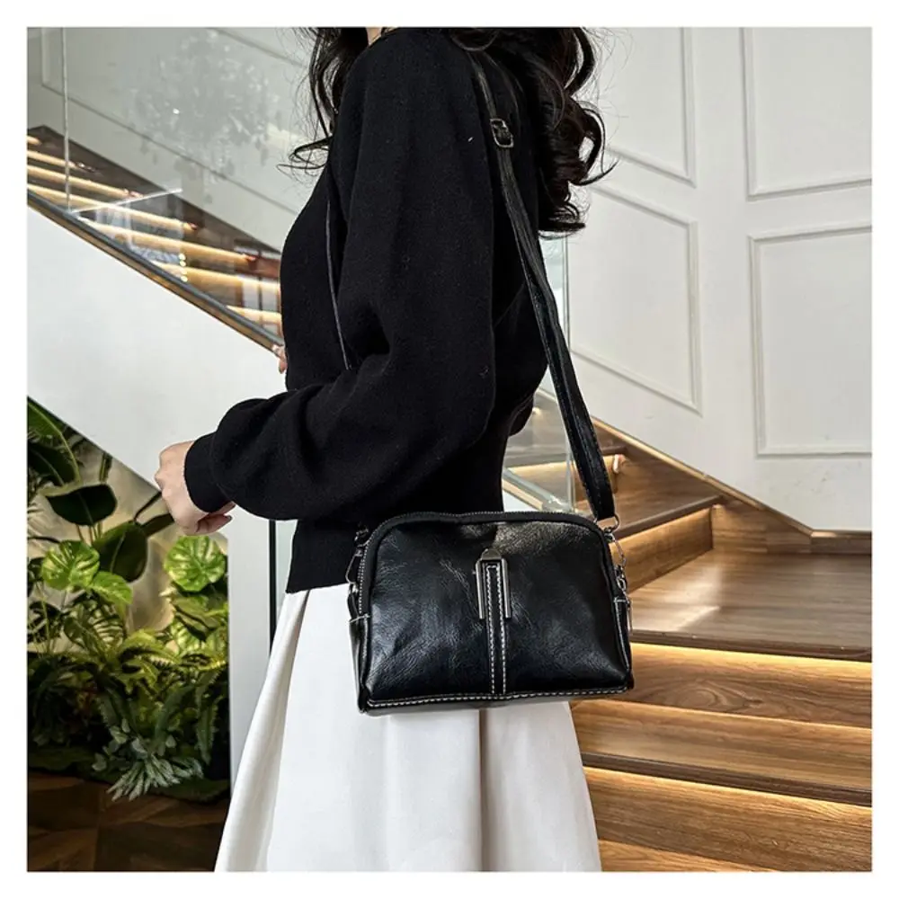 Прочная женская сумка через плечо в стиле ретро