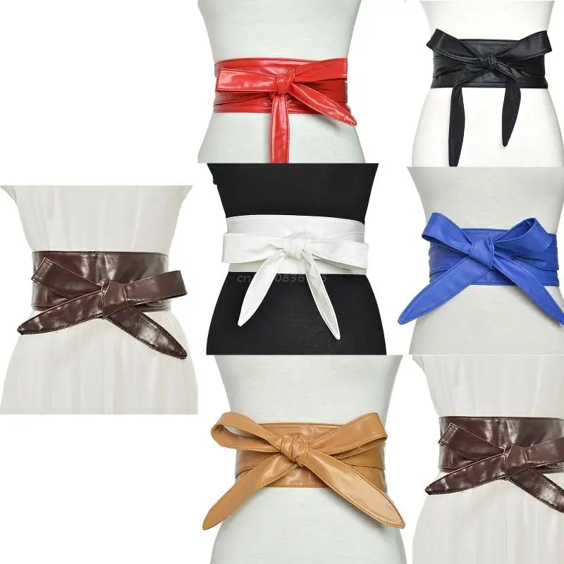 

Women Skinny Belt for Dresses Retro Stretch Ladies Waist Belt Adjustable Size X4YC