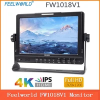 Feelworld FW1018V1 10.1"IPS 4K HDMI Camera Field Monitor Full HD 1920x1200 LCD Monitor for DSLR Video Movie Shooting Stablizer