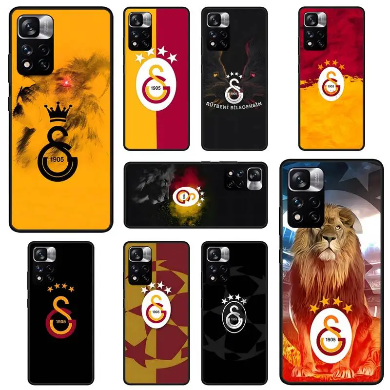 

Turkish Galatasaray Footbal Phone Case for Xiaomi Redmi Note 11 10 9 8 6 Pro 10T 9S 8T 7 5A 5 4 Silicone Funda Coque Cover