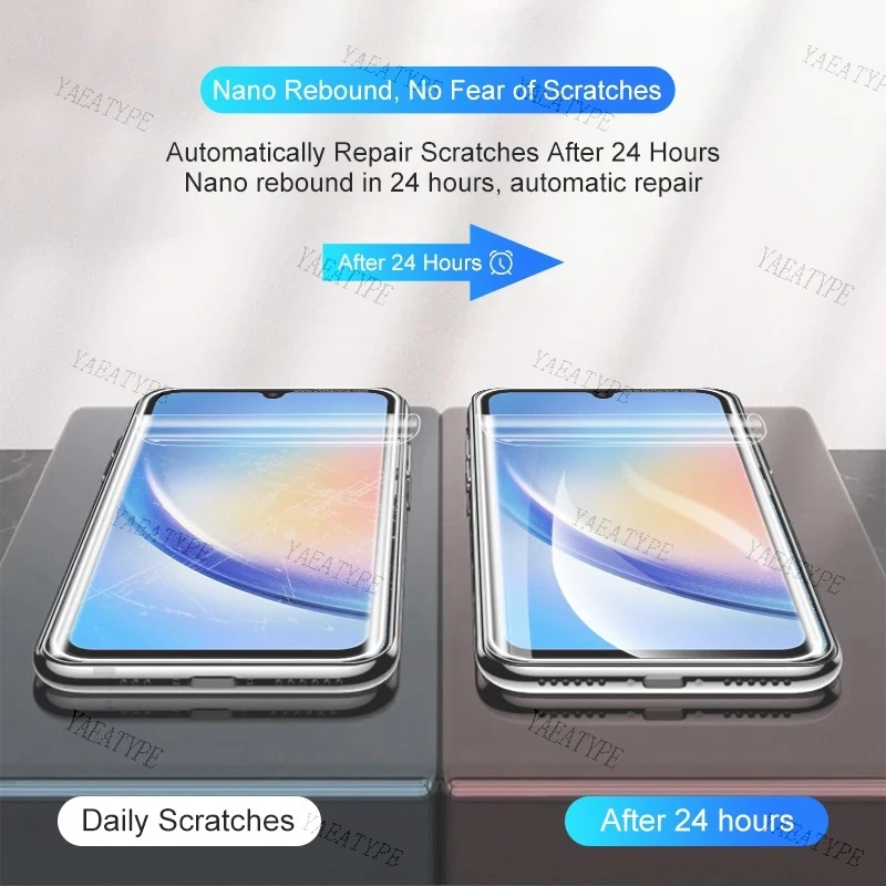 3 шт. гидрогелевая пленка для ViVo Y33 Y33S Y55 Y52 Y31 Y51 Y54S Y76S Y74S Y15S Y21S Защитная экрана