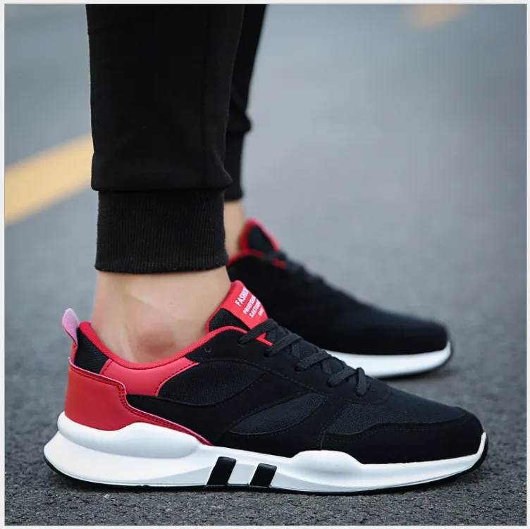 

Sports Style Single Shoes New Fashion Sports Shoes Shock Absorption Breathable Wear-resistantSingle Mens Shoes