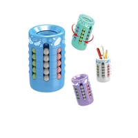 best 2022 cube top magic bean fidget cube rotating magic cube pen holder stress relieve finger fidget toys