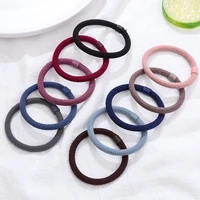 10pcsset solid color rubber band color hair ornament is suitable for girls elastic rubber band fixed hair accessories headdress