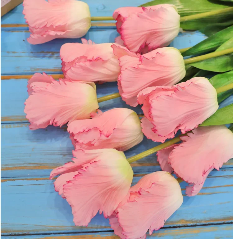 5 шт. увлажняющий большой тюльпан настоящий сенсорный искусственные цветы