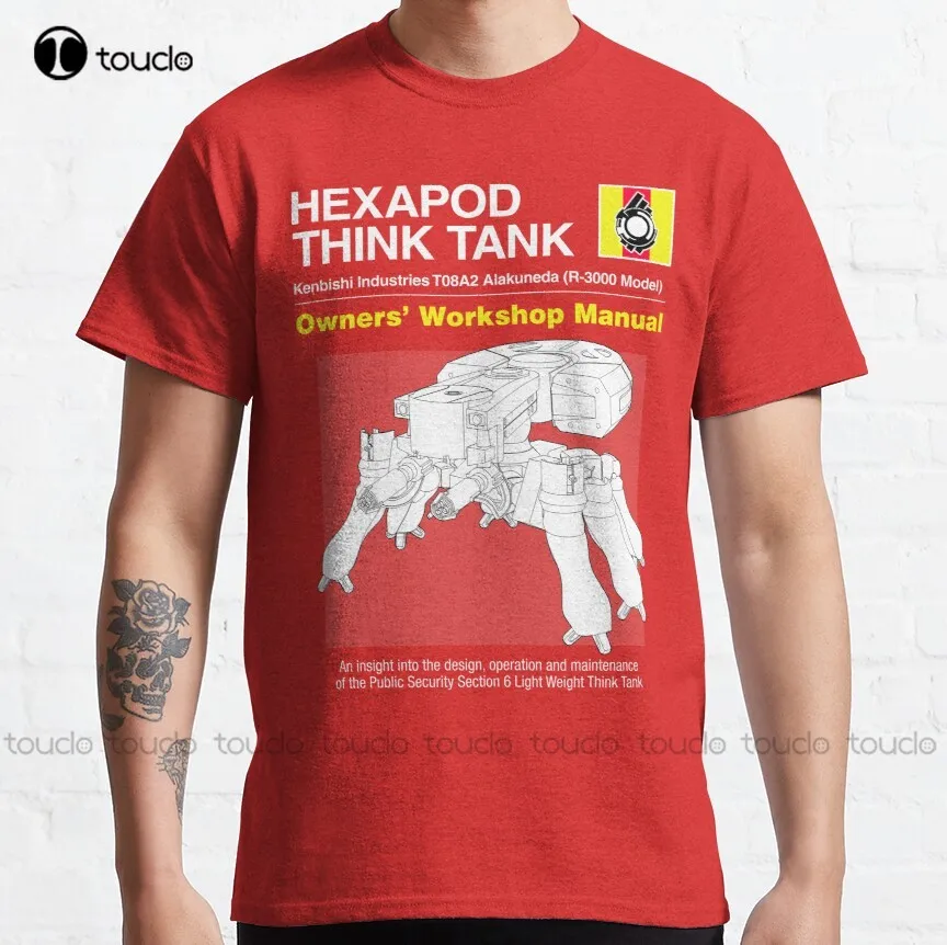 

It'S A Tank! Ghost In The Shell Hexapod, Alakuneda, Major, Motoko, Kusanagi, Section 9 Classic T-Shirt New Popular Xs-5Xl Unisex