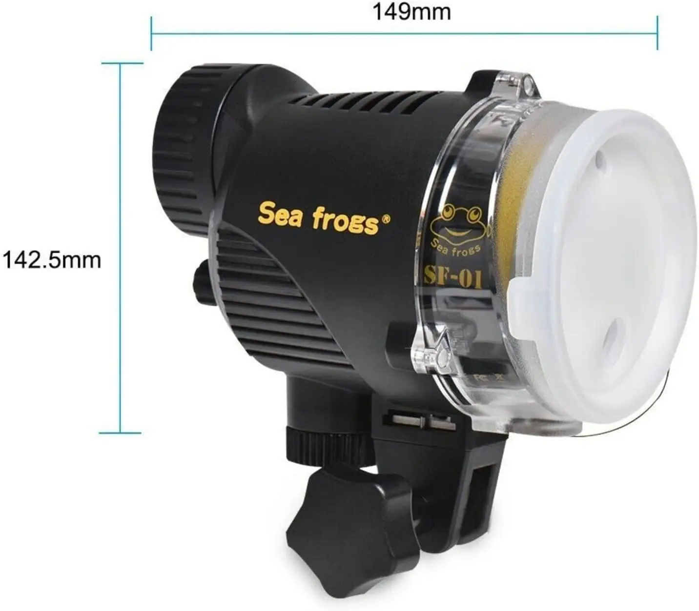 Фото Seafrogs SF-01 Видеовспышка для дайвинга 100 м водонепроницаемый стробоскоп для подводной фотографии №3