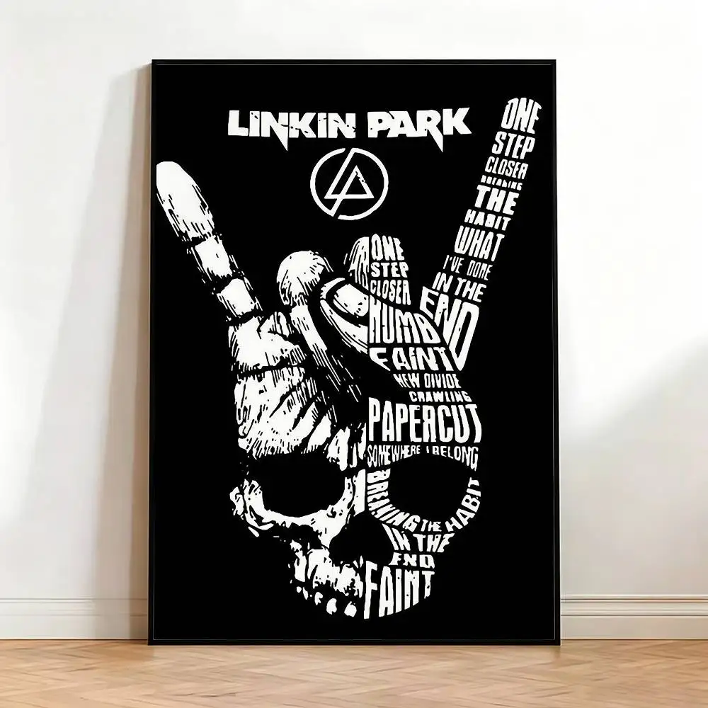 Фото Постер L-LinkinS Rock P-Park, высококачественный, для общежития, гостиной, эстетичный, настенный декор, наклейки, подарок №4
