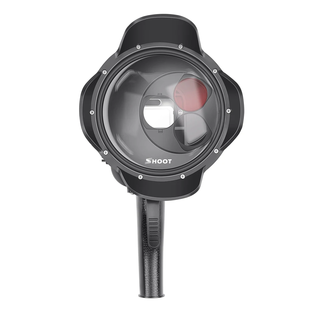 

Купольный порт для подводной съемки в новом стиле для GoPro с красным фильтром для Go Pro Hero 7 6 5 Black