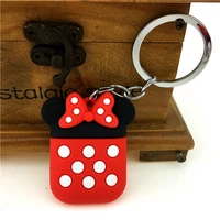 big size cartoon key ring cute car keychain silica gal cute women children kids girl toy red auto accessories wholesale
