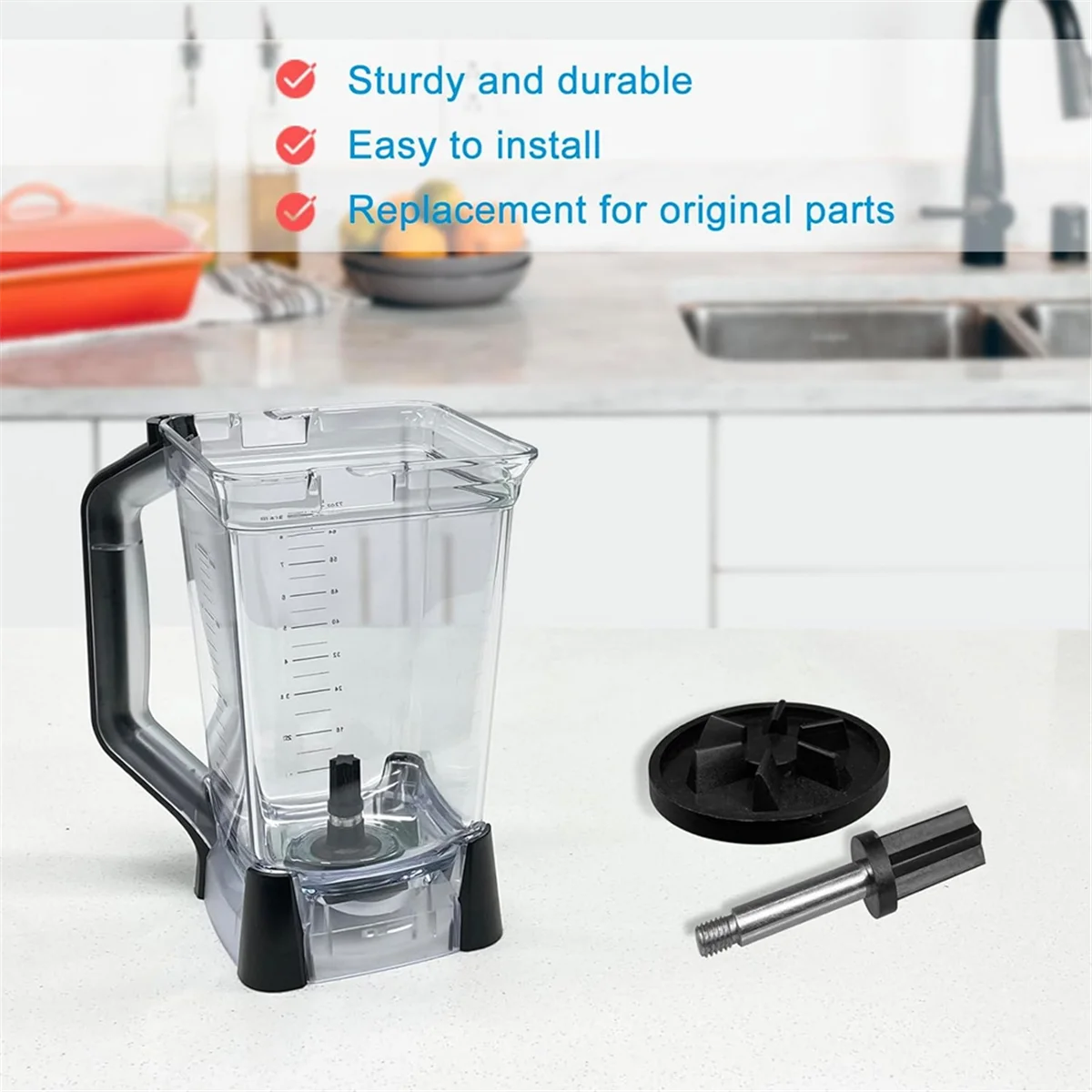 Запасные части для блендера ниндзя BL610 BL710 серии 72 унции (9 чашек) кувшин клатч