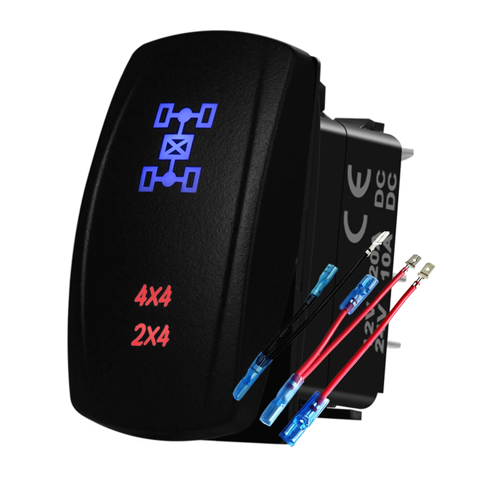 

12 В переключатель автомобильных фар противотуманные фары водонепроницаемый морской переключатель включения и выключения 4x4 2x4 для Jeep 4WD RZR UTV ATV переключатель замена