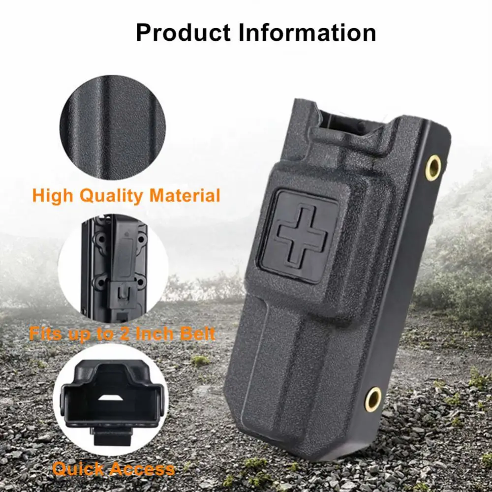 

Outdoor Supplies CS Tactical Tourniquet Quick Pull Box Nylon Storage Box Medical Spinning Rescue MOLLE Waist Hanging