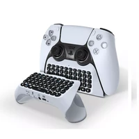 hot ticket 3 5mm wireless bluetooth gamepad keyboard controller chat pad for sony ps5 dual sence joystick built in speaker gamep