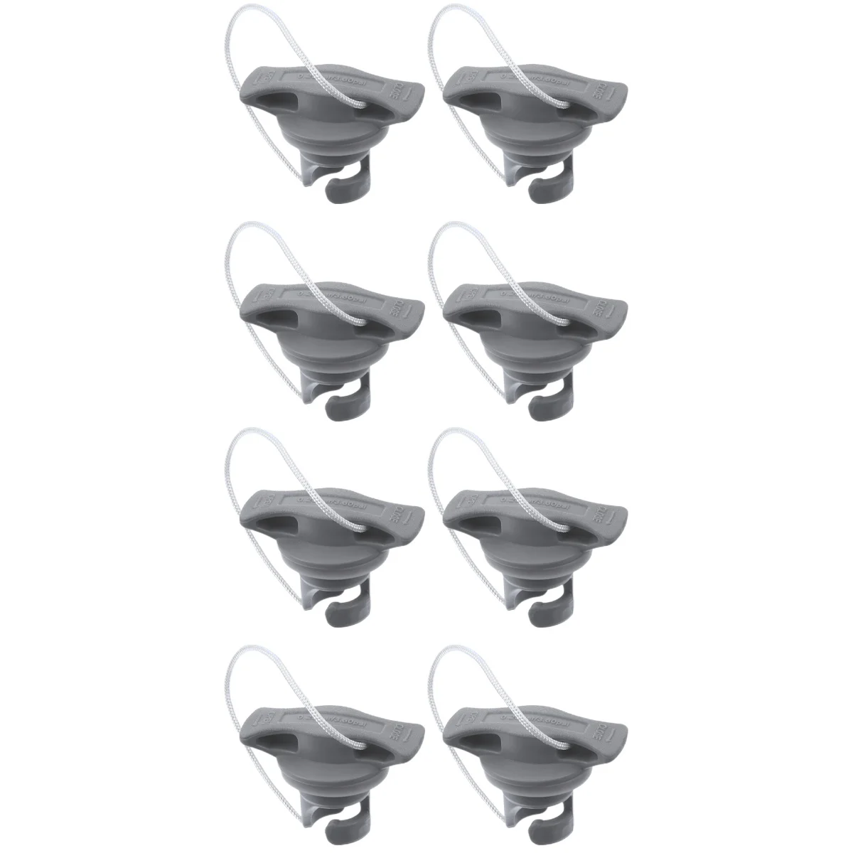 

8 Pcs Kayak Air Valve Cover Wear-resistant Valves Plugs Professional Steel Covers Supply Portable Pvc Accessory