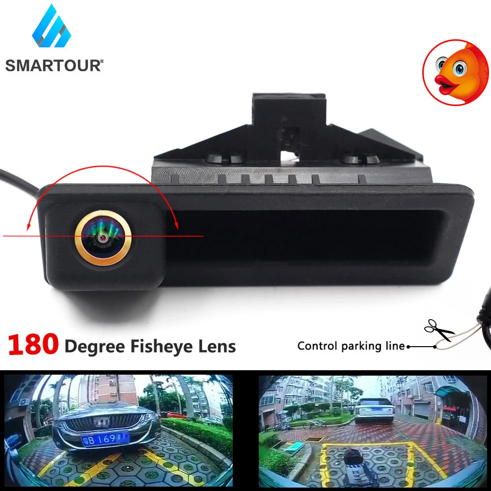 

180 deg Car Camera For BMW X5 X1 X6 E39 E46 E53 E82 E88 E84 E90 E91 E92 E93 E60 E61 E70 E71 Vehicle Reverse Backup Trunk Handle