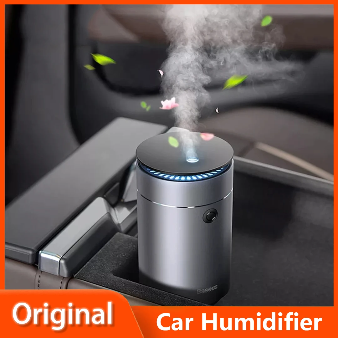

Xiaomi Baseus Car Air Humidifier Aluminium Alloy 300mL With LED Light For Auto Home Office Accessories Air Humidifier for Car