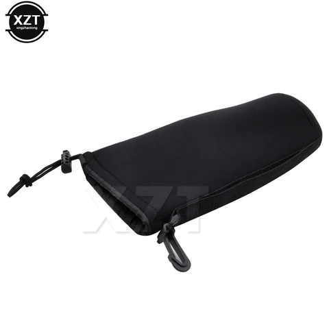 Мягкая неопреновая сумка для объектива камеры с крючком, портативный чехол для объектива DSLR, защитный чехол для объектива камеры, сумка для камеры на шнурке