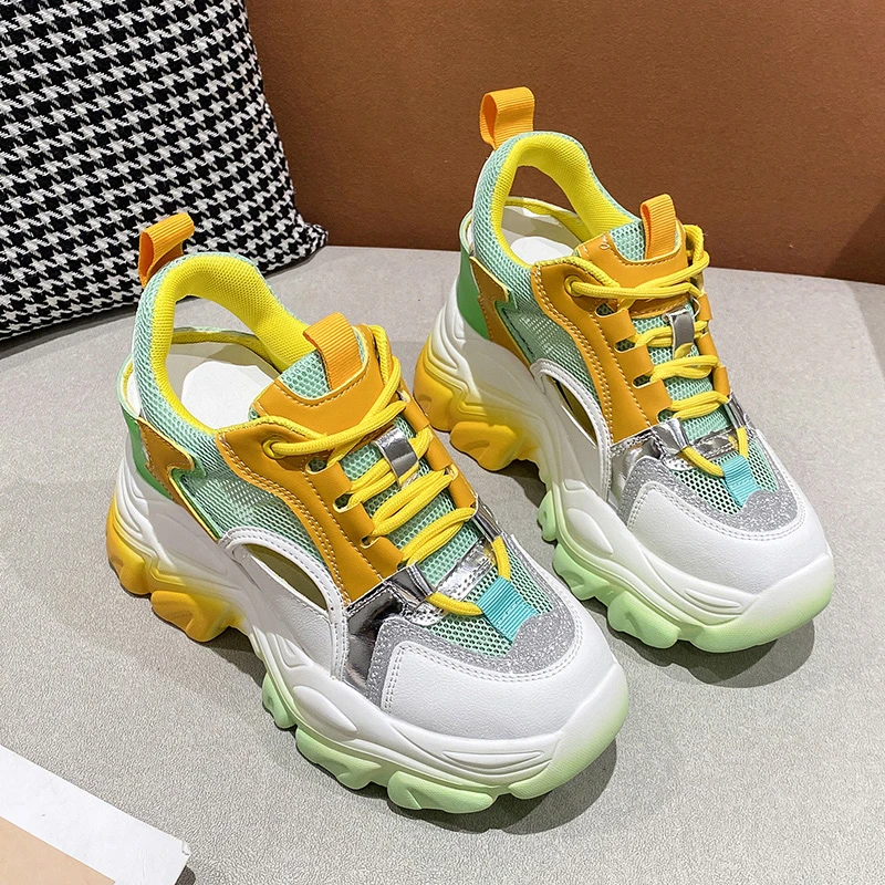 

Сандалии женские на высокой танкетке 10 см, босоножки на массивной платформе, лето 2022