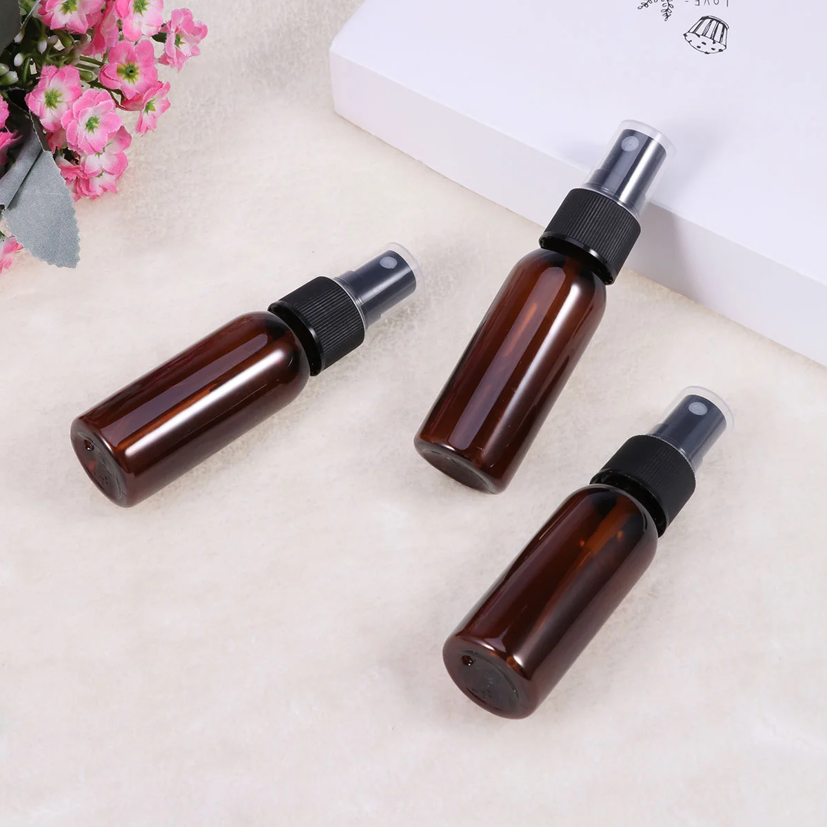 Bottle Spray Empty Refillable Mist Travelfine Sprayermakeup Essential Use Dispenseroil Portable Ambermake Bottlescleaningcologne