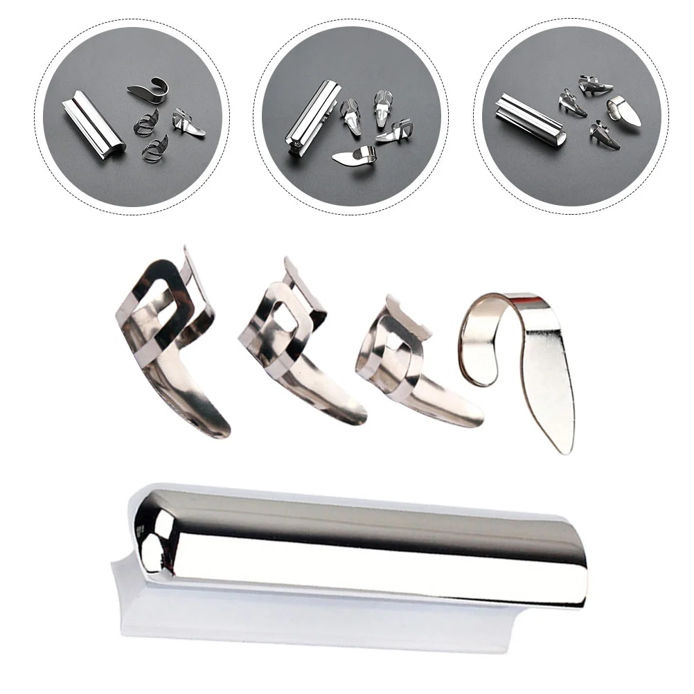 

1 Set of Practical Guitar Slide Tone Bar Professional Guitar Metal Slide Picks