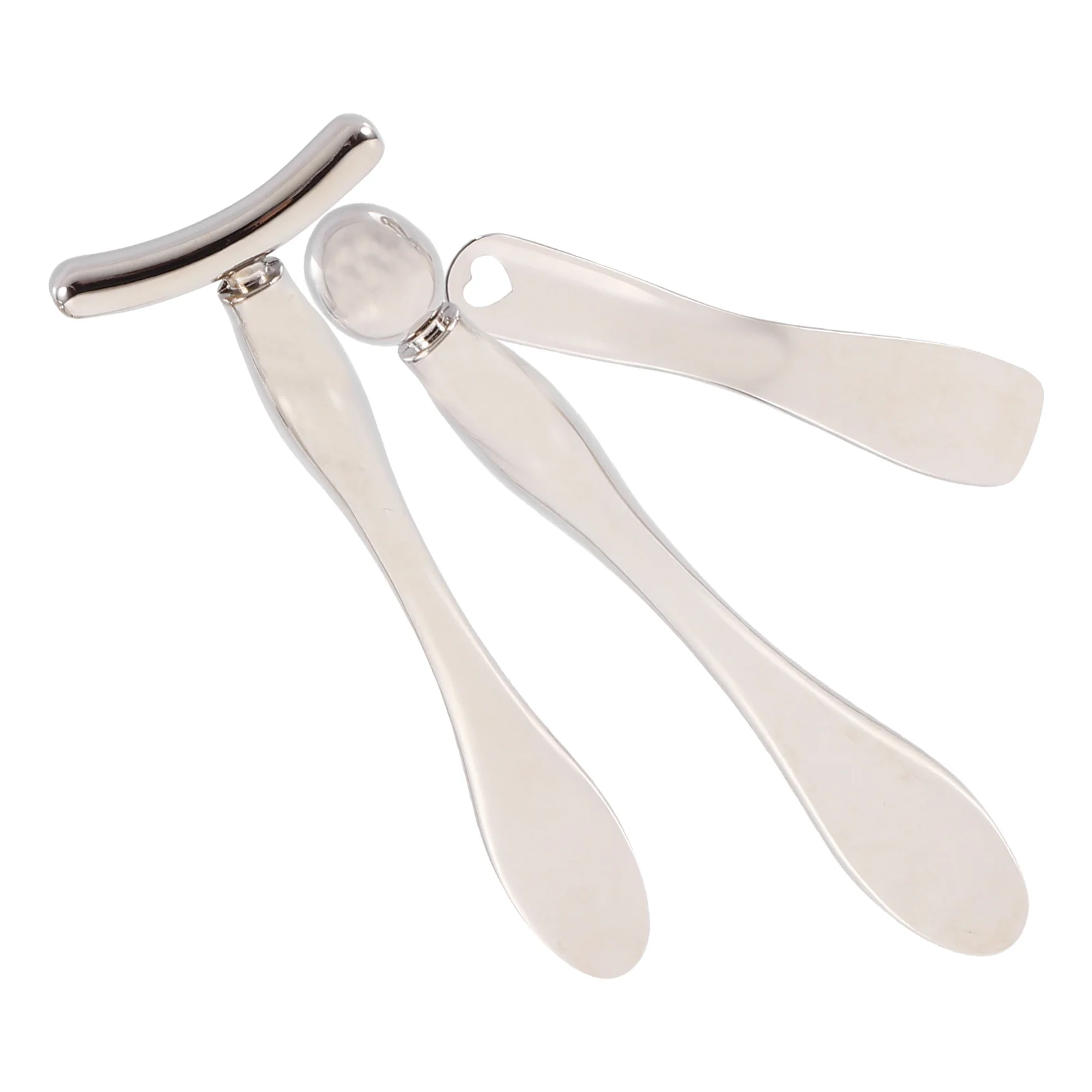 

Eye Cream Spoonmassage Makeup Roller Wand Metal Applicator Facial Scoop Stick Face Care Spatula Sticks Tool Skin Device Beauty