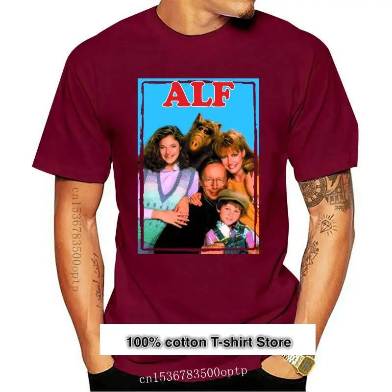 

New T shirt ALF Alien Life form TV series Sitcom 1986 Retro 80s Vintage