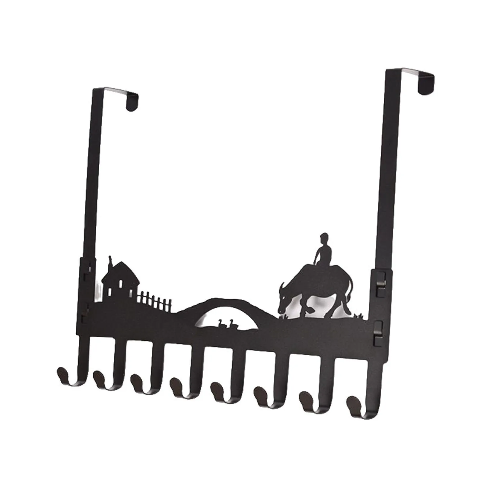 

Over the Door Hook Racks Heavy Duty Hanging Hooks for Household Accessories
