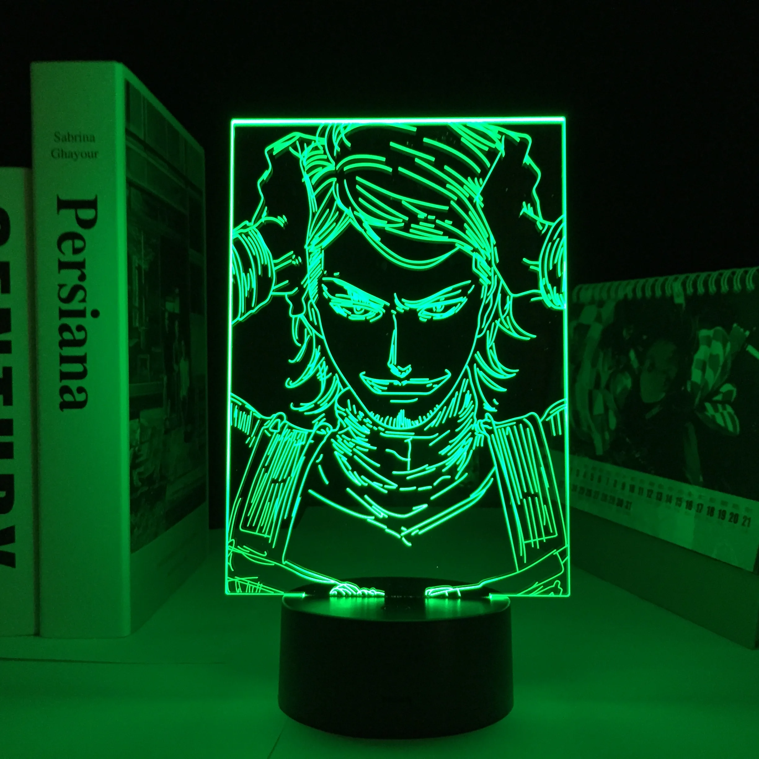 

Jean Attack on Titan Remote 3D LED Lamp Anime Figure for Home Decorative Nightlight Birthday Gift Manga AOT Night Light Bedroom