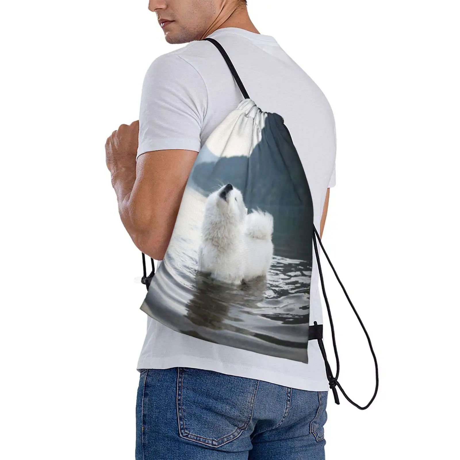 Лидер продаж рюкзак Howl в школьном стиле модные сумки Воющий волк собака