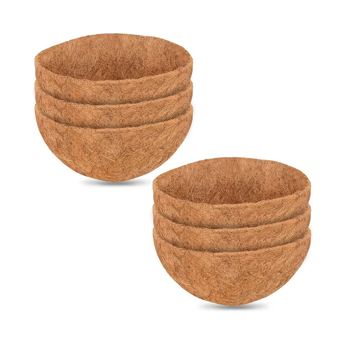 

14 Inch Coconut Liners for Planters,Natural Coir Basket Replacement Liners for Hanging Basket Planters Flowers