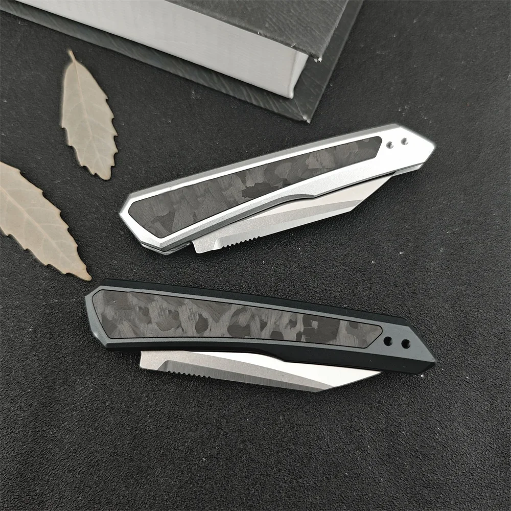 KS 7050 Launch 20 складной нож CPM-MagnaCut обратное лезвие Tanto ручки из прозрачного