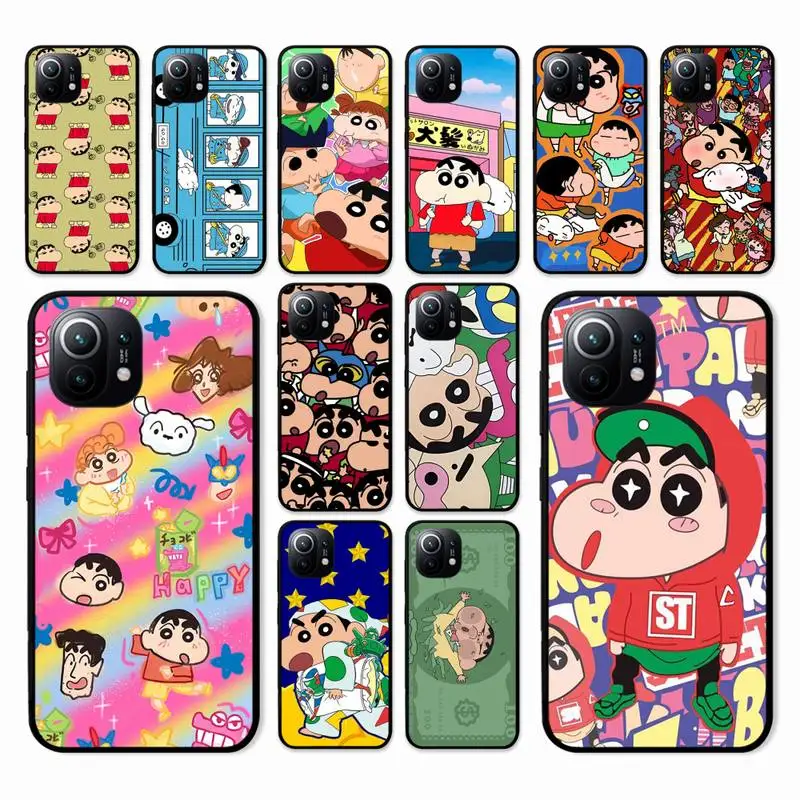 

C-Crayons Shin Funny Boys Chans Phone Case for Xiaomi mi 5 6 8 9 10 lite pro SE Mix 2s 3 F1 Max2 3 coque
