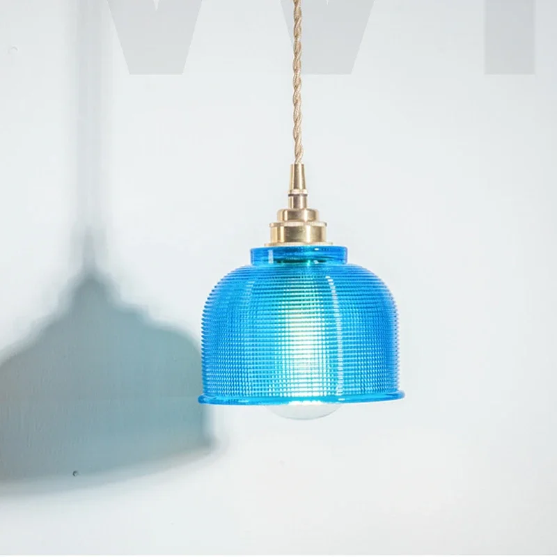 Роскошный латунный подвесной светильник из прессованного стекла хрустальная