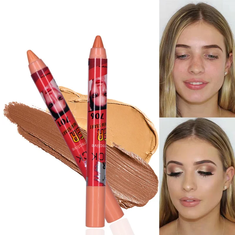 

For Eye Dark Circles Freckles Acne Marks Scar Face Makeup Brightener Foundation Concealer Pencil Color Correcting Pen