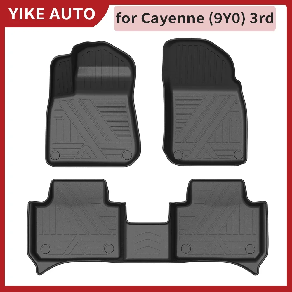 

Для Porsche Cayenne 92A 9Y0 Coupe 9Y3 2011-2023 Автомобильные коврики Всепогодные коврики из ТПЭ для ног Коврик для лотка Аксессуары для интерьера