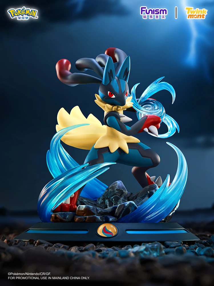 Фото В наличии Фигурка Покемона Funism Lucario Mega Evolution Статуя Пикачу Коллекционная игрушка №3