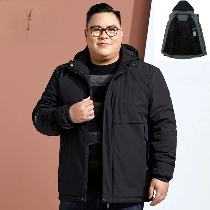 2022 Men Autumn and Winter Thick Windproof Warm Coat High Quality Male Parkas Jacket Thick Fashion Men's Coat Clothing Q281