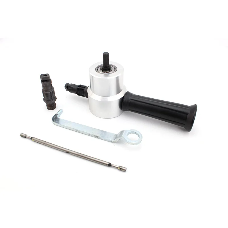 

1 Set Nibble Metal Cutting Double Head Sheet Nibbler Saw Cutter Tool Sets Drill Attachment Cutting Tools Accessories