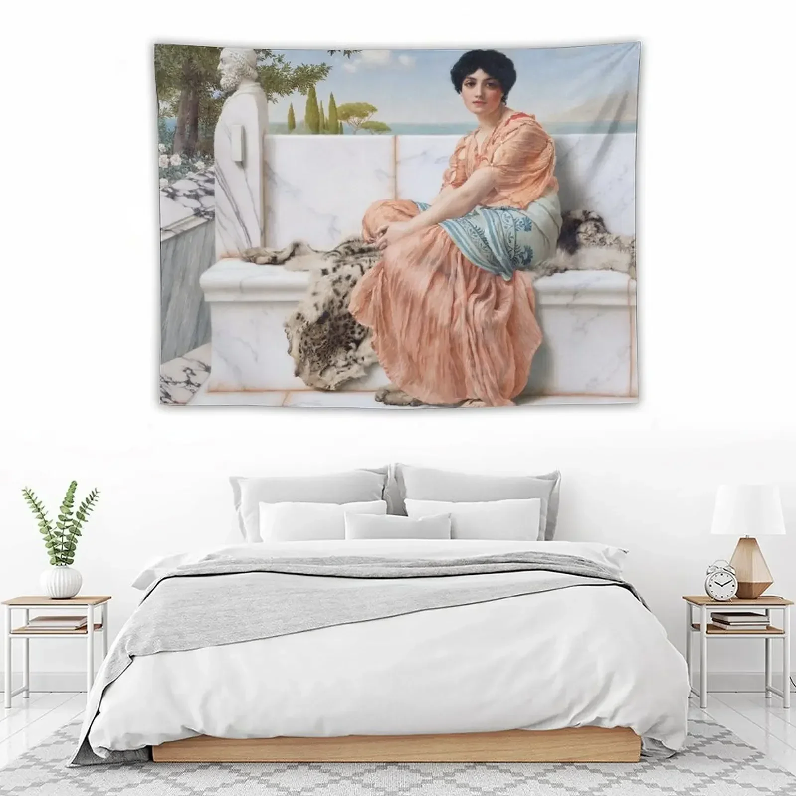 A Girl in Lesbos-в дни сапфио гобелен эстетический домашний декор настенные украшения