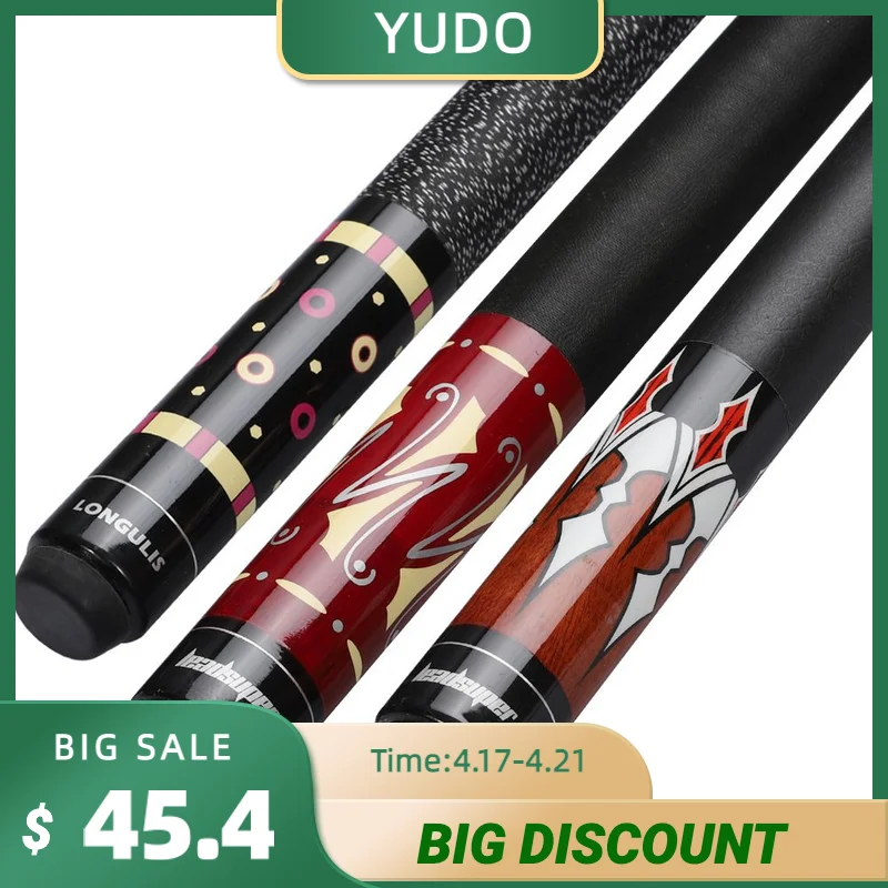 

Новое поступление Набор для бильярдного кия RE 13 мм наконечники профессиональный высококачественный кленовый бильярдный черный 8 девять мячей