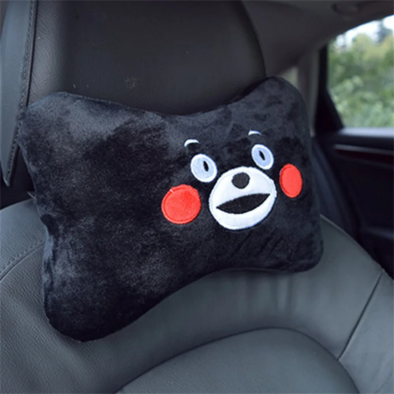 

Comfortable Car Cervical Pillow Support Cushion Car Accessories Automobile Headrest Travel Rest Pillows Cartoon Pillow Interior