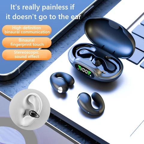 Беспроводные наушники костной проводимости с переводом  OWS