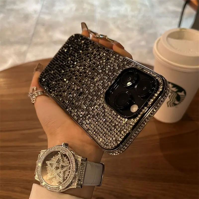 Роскошный Защитный Чехол С Бриллиантами Для Iphone 15/14/13/12/11 Pro Max