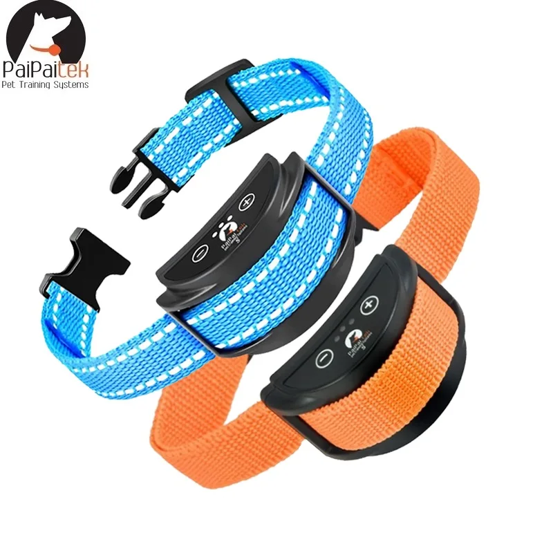 

1/2 Rechargeable Collar Sensitivity, Collar With Large No Shock 5 Medium Dogs Bark For Anti Bark Small Dog Collar, Barking Pack