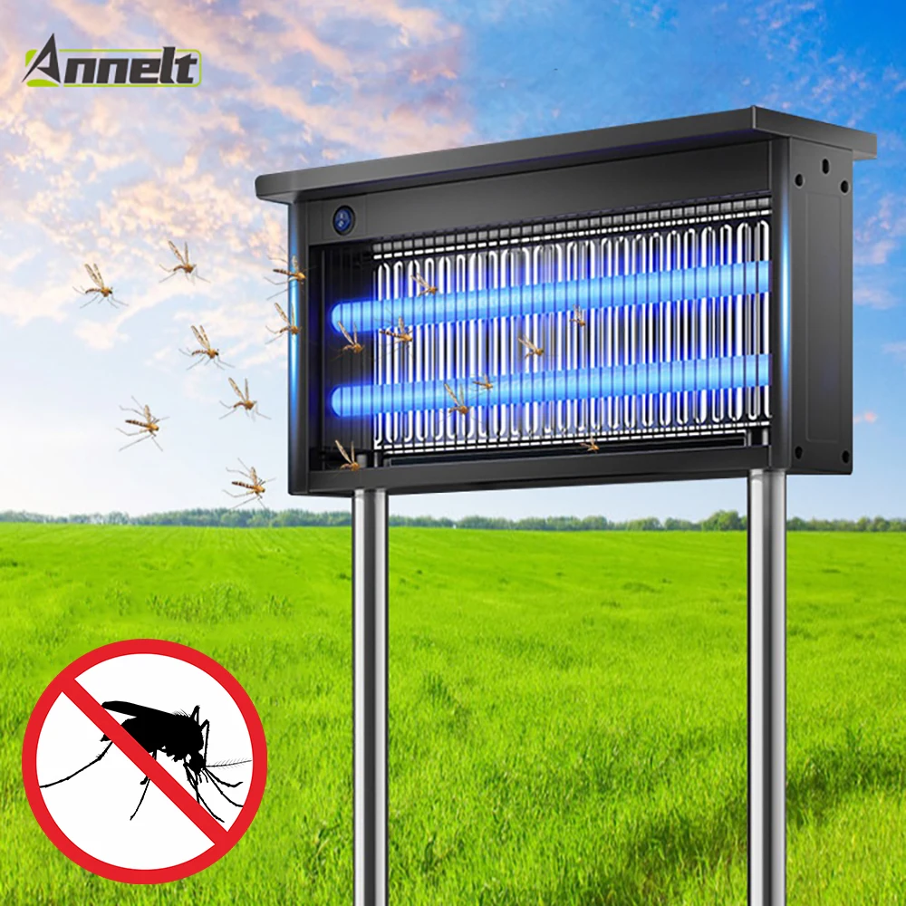 Уличная электрическая ловушка для комаров на солнечной батарее