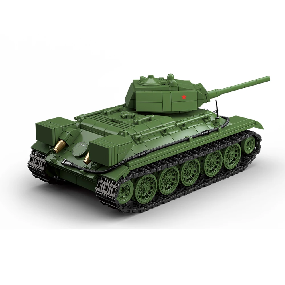 Вторая мировая война военные солдаты MOC оружие советский T34/76 средний танк сделай