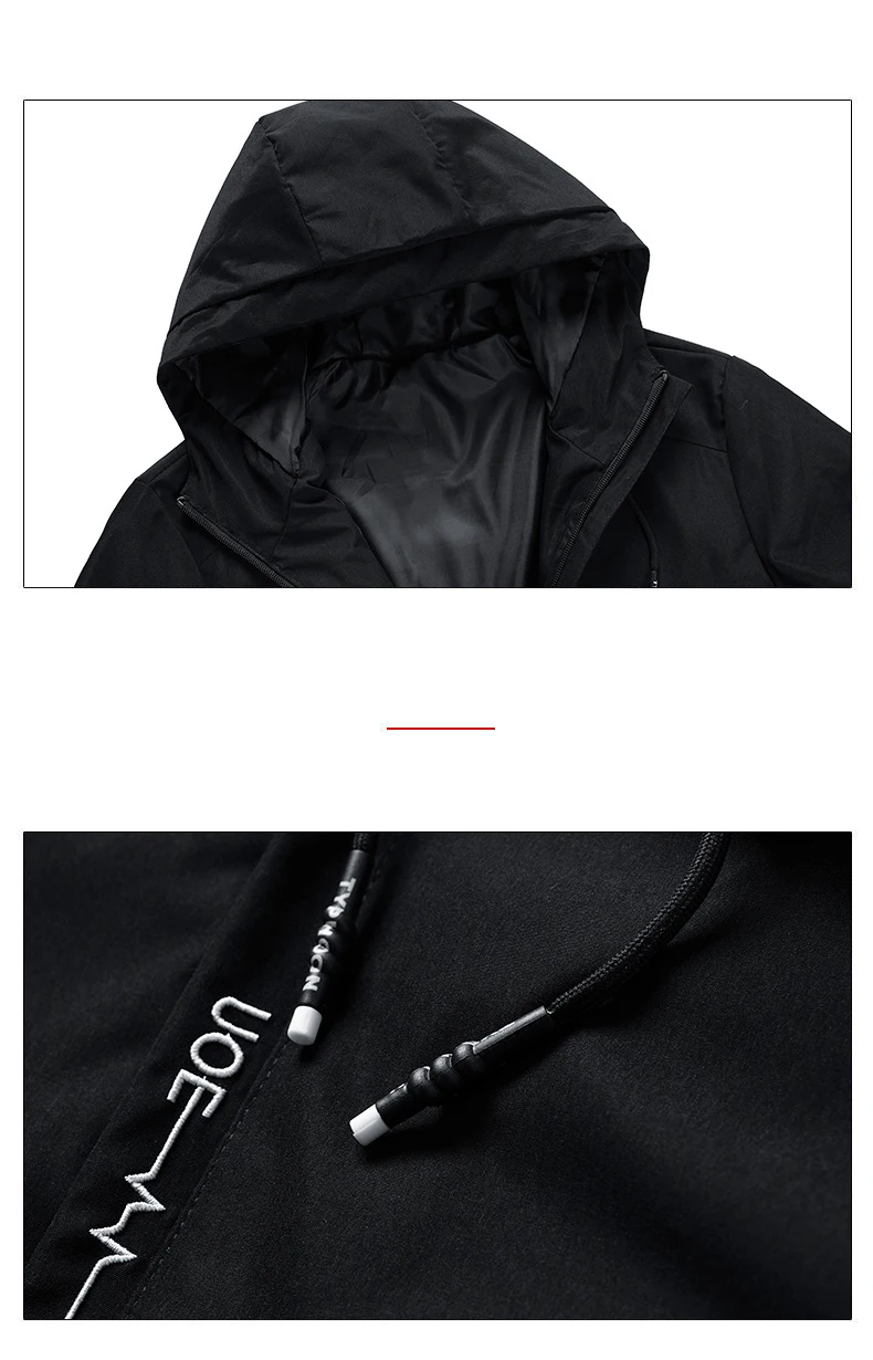 Мужская куртка с капюшоном модель 2022 года куртка-бомбер мужские ветровки пальто